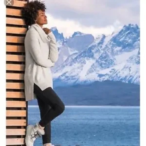 Athleta Cashmere Sweater Cowl neck - Picture 2 of 7